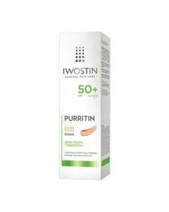 Iwostin Purritin, krem BB do skóry tłustej i trądzikowej SPF 50+, 30 ml