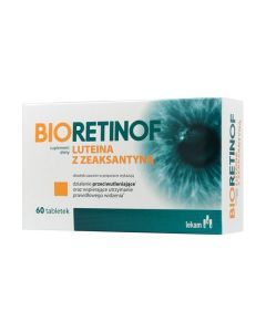 Bioretinof luteina z zeaksantyną, tabletki powlekane, 60 szt.