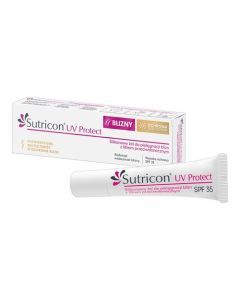 Sutricon UV Protect, silikonowy żel do pielęgnacji blizn z filtrem przeciwsłonecznym, SPF 35, 15ml