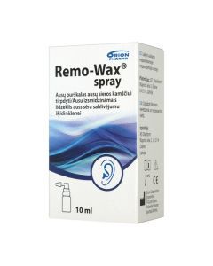 Remo-Wax spray, aerozol do usuwania woskowiny usznej, 10 ml