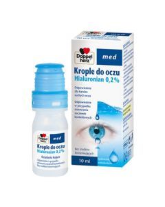 Doppelherz Med Hialuronian 0,2%, krople do oczu, 10 ml