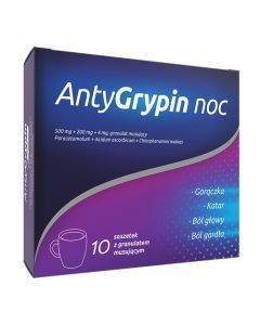 AntyGrypin noc, musujący granulat, saszetki, 10 szt.