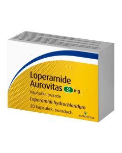 Loperamide Aurovitas, 2 mg, kapsułki twarde, 20 szt.