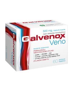 Galvenox Veno, 500 mg, kapsułki twarde, 60 szt.