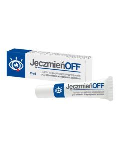 JęczmieńOFF, lipożel do pielęgnacji powiek ze skłonnością do powstawania jęczmienia, 15 ml
