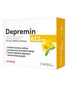 Depremin 612 mg, 612 mg, tabletki powlekane, 60 szt.