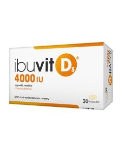 Ibuvit D3 4000 IU, 4000 IU, kapsułki miękkie, 30 szt.