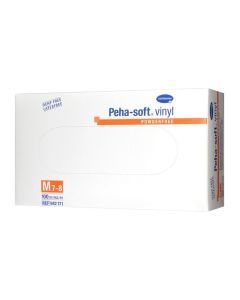 Rękawice Peha-Soft vinyl, winylowe, niejałowe, bezpudrowe, rozmiar średni, 100 szt.