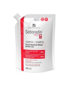 Seboradin Forte, szampon przeciw wypadaniu włosów, refill, 400 ml