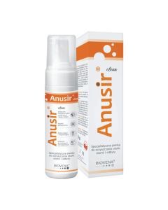 Anusir Clean, pianka do oczyszczania okolic stomii i odbytu, 225 g