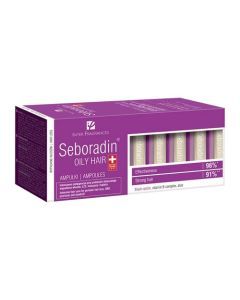 Seboradin Oily Hair, ampułki przeciw wypadaniu włosów, 14 ampułek x 5,5 ml