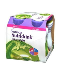 Nutridrink Juice Style, płyn o smaku jabłkowym, 4 x 200 ml