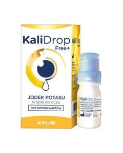 KaliDrop Free, krople do oczu z jodkiem potasu, bez konserwantów, 10 ml
