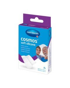 Cosmos Soft Silicone, plastry opatrunkowe z silikonem, 8 szt.