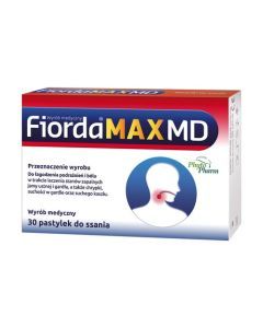 Fiorda Max MD, pastylki do ssania, 30 szt.