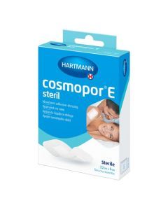 Cosmopor E, samoprzylepny opatrunek jałowy, 7,2 x 5 cm, 5 szt.
