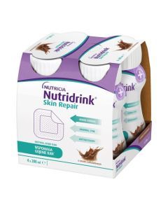 Nutridrink Skin Repair, smak czekoladowy, płyn, 4 x 200 ml
