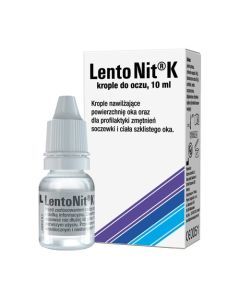 LentoNit K, krople do oczu, 10 ml