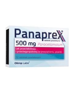 Panaprex, 500 mg, tabletki powlekane, 12 szt.