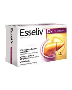Esseliv D3, kapsułki, 50 szt.
