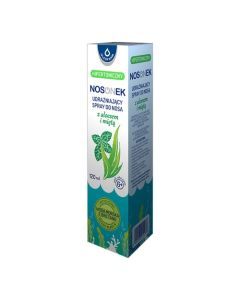 Nosonek, hipertoniczny roztwór wody morskiej do nosa z aloesem i miętą, spray, 120 ml