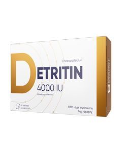 Detritin, 4000 IU, tabletki powlekane, 60 szt.