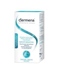 Dermena Sensitive, serum do wrażliwej skóry głowy i włosów nadmiernie wypadających, 50 ml