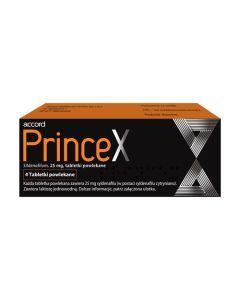 Princex, 25 mg, tabletki powlekane, 4 szt.