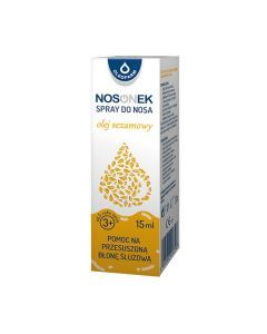 Nosonek z olejem sezamowym, spray do nosa, 15 ml