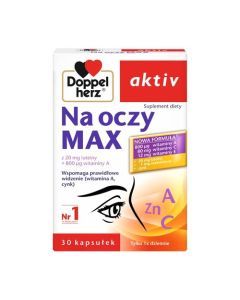 Doppelherz Aktiv Na oczy MAX, kapsułki, 30 szt.