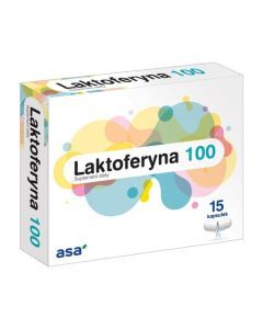 Laktoferyna 100, kapsułki, 15 szt.