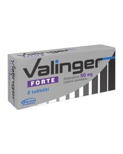 Valinger Forte, 50 mg, tabletki powlekane, 2 szt