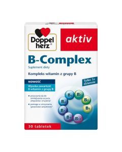 Doppelherz Aktiv B-Complex, tabletki, 30 szt.