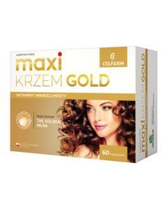 Maxi Krzem Gold, kapsułki, 60 szt.