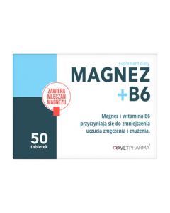 Magnez + B6, tabletki, 50 szt.