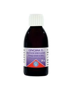 Gencjana 1% roztwór spirytusowy (Pyoctanina), 20 g (Hasco)