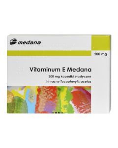 Vitaminum E Medana, 200 mg, kapsułki elastyczne, 20 szt.