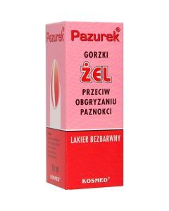 Kosmed Pazurek, gorzki żel przeciw obgryzaniu paznokci, 10 ml