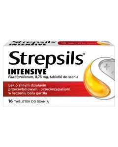 Strepsils Intensive, tabletki do ssania, 16 szt.