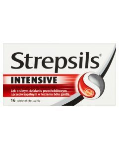 Strepsils Intensive, tabletki do ssania, 16 szt.