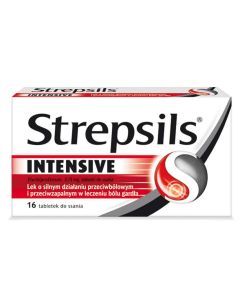 Strepsils Intensive, tabletki do ssania, 16 szt.