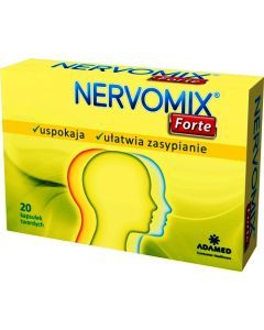 Nervomix Forte, kapsułki twarde, 20 szt.