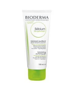Bioderma Sebium Gel Gommant, myjący żel złuszczający - peeling, 100 ml