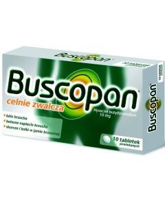 Buscopan, 10 mg, tabletki powlekane, 10 szt.