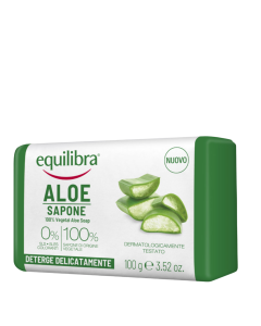 Equilibra, Mydło aloesowe, 100 g