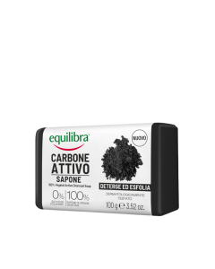 Equilibra, Mydło oczyszczające z aktywnym węglem, 100 g