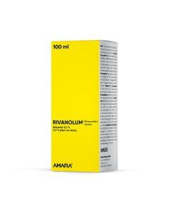Rivanolum roztwór 0,1%, płyn na skórę, 100 ml (Amara)