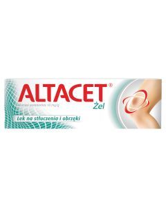 Altacet, 10 mg/g, żel na urazy i stłuczenia w tubie, 75 g