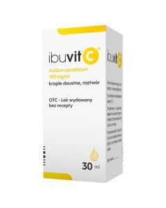 Ibuvit C, 100 mg/ml, krople doustne, 30 ml