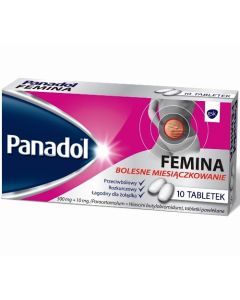 Panadol Femina, tabletki powlekane, 10 szt.